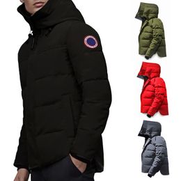 New Winter Designer Down Jacket Canada Men Women Canadian Fashion Trend Hooded Parkas Goose Lovers Thickened Warmth Feather Warm Luxury Outdoor Coat Jackets Black L