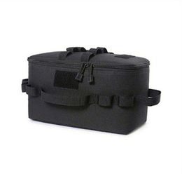 Outdoor Camping Gas Tank Storage Bag Large Capacity Ground Nail Tool Bag Gas Canister Picnic Cookware Utensils Kit Organiser a70