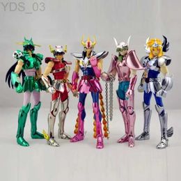 Anime Manga In Stock GT EX Bronze Pegasus Seiya V1 Hyoga Cygnus Dragon Shiryu Phoenix IKKI Shun Safety Cap Helmet Metal Armour Action Figure YQ240315