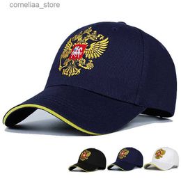 Ball Caps Russia Baseball Caps Russia Badge Embroidery Golf Caps Cotton Snapback Hats Men Women Hip Hop Hats Bone Fashion Sports HatsY240315