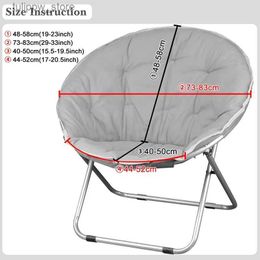 Chair Covers Printed Covers Chair Washable Moon Camping Saucer Stretch Folding Round Seat Protector Stretchable Cover L240315