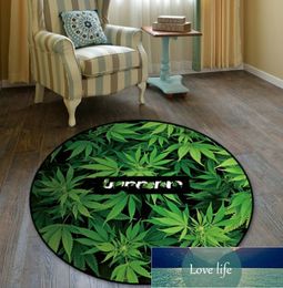 All-match round Carpet Floor Mat Fashion Brand Printing Coffee Table Hanging Basket Living Room Bedroom Carpet Net Red Carpets