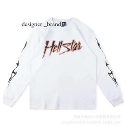 Hellstar Hoodie Designer Hoodies Mens Hoodies Hellstar Pants Pullover High Quality Hellstar Blue Yoga Hoodios Printing Long Sleeve Street Hip-hop Clothing 9030