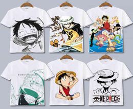 Anime Peripheral Clothes Men Women Cartoon Shirt Fashion Japanese Tshirt One Piece Luffy Sauron Harajuku Ullzang Tees1111130