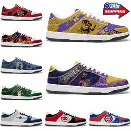 Os novos sapatos personalizados DIY Sports Basketball Shoes masculino 1 feminino 1 moda e bonito anime personagem personalizado calçados esportivos ao ar livre