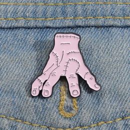 Brooches U.S. Drama Cartoon Enamel Pins Terror Punk Hands Lapel Badges Metal Decorative Clothes Collar Hat Bag Pin Jewellery Gifts