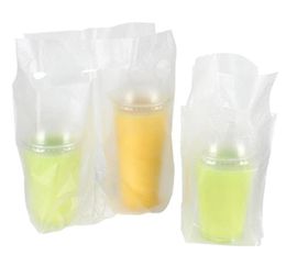 selling disposable coffee shop shopping mall juice takeaway packaging single cup plastic packaging bag 28 cm food grade milk5030243