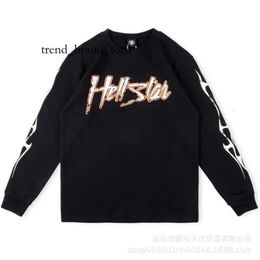 Hellstar Hoodie Designer Hoodies Mens Hoodies Hellstar Pants Pullover High Quality Hellstar Blue Yoga Hoodios Printing Long Sleeve Street Hip-hop Clothing 5991