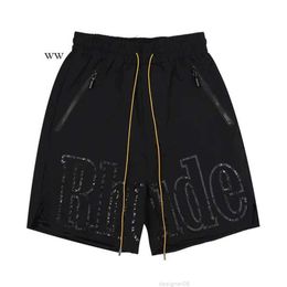 Rhude Shorts Mens Shorts Rhude Shirt Desinger Shorts for Mens Womens Fashion Sport Pants Men Womens Leather Shorts High Quality Fashion Trend Brand Rhude 9438