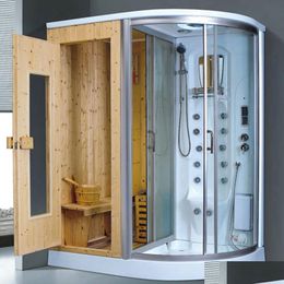 Other Bath Toilet Supplies 1700X1100X2150Mm Dry Wet Steam Shower Enclosure Computer Control Combination Sauna Cabins Ln111 Drop De Dhsc2