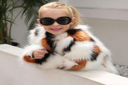 2021 New Kids Baby Girls Autumn Winter Faux Fur Coat Girl Jacket Thick Warm Outwear Clothes children clothing8392549