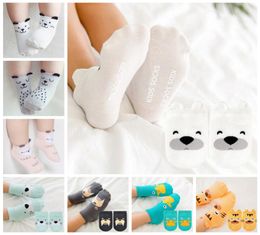 Baby Socks Boy Girl Cotton Socks Non Slip Newborn Floor Sock Cartoon Toddlers Footwear Whole 13 Designs DW56761000813