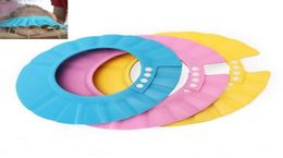 10 Pcs1Lot Baby Kids Children Shampoo Bath Shower Cap Wash Hair Adjustable Baby Shower Soft Hat Baby Shampoo Cap Factory Cheap Wh6038524