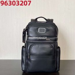 Mens Backpack Bag Business Designer TUMIIS Travel Back Pack 2024 Minimalist Compact Leather Men's Leisure Computer 96303207