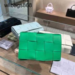 Bottegvenetas Cassette Bag Designer Handbags Super Mini Six Lattice Woven Small Square Single Shoulder Crossbody Cow Mobile Phone Leather
