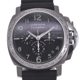 Top Luxury Brand Designer Watch Luminodor Chronograph PAM00074 titanium Automatic Mens Watch Wristwatches