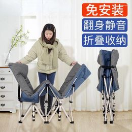 Camp Furniture Folding Bed Single Office Lunch Break Recliner Marching Home Invisible Small Portable Nursing Sleep Artefact