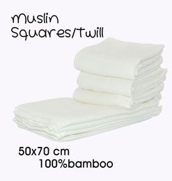 Miababy Muslin Squares Cloth 100 bamboo for baby Reusable Nappy Bibs Wipes Burp Cloth Nappy Liners Baby Feeding Wipes9203882