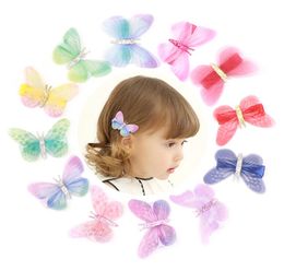 12 Colour Mini Butterfly Hair Clips Girl Women Hairpins Fashion Headpiece Barrette Wedding Hairpins Hair Accessories Hair Styling T9192641