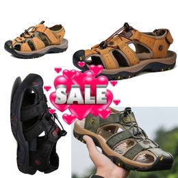 Top quality Designer Sandal MEN Slides Platform Slipper Summer Flat Comfort Beach shoes Pool GAI 38-48 low price