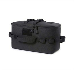 Outdoor Camping Gas Tank Storage Bag Large Capacity Ground Nail Tool Bag Gas Canister Picnic Cookware Utensils Kit Organiser a29