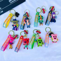 New Wilderness Battle Storey Cartoon Keychain Cute Creative Keychains Doll Pendant Decoration Toy 2024