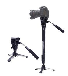 YUNTENG 288 three Feet Support Monopod with Fluid Pan Head VCT288 for DSLR Camera DV Camcorder9126787