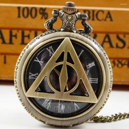 Pocket Watches Movie Exquisite Quartz Watch Necklace Pendant Fob Chain Vintage Steampunk Men And Women