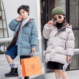 Down Coat 2024 Winter Kids Coats Children Boys Jackets Fashion Thick Long Girls Hooded Outerwear Snowsuit 3-9Y Teen Clothes