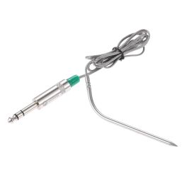 Grills 1pc GMGPT10001 BBQ Meat Temperature Probe fit for Green Mountain Grills GMG Pellet GMGP40 P1035 12cm Sensor 100cm Heat Wire