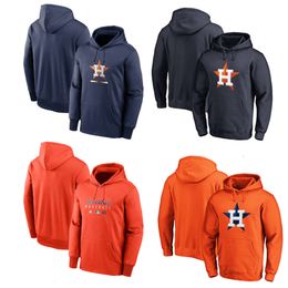 Oversize Sport Wear Hoodies masculinos Jersey personalizada Houston Jaqueta de beisebol com capuz quente 50