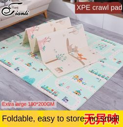 Children039s foam floor cartoon baby climbing mat folding children039s large foam size xpe baby climbing mat thickened large9632496