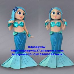 Mascot Costumes Mermaid Sea-maid Mascot Costume Adult Cartoon Character Outfit Suit Prevalent Prevailing Business Advocacy Zx2118