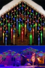 35m Icicle String Light Curtain Lamp Christmas Decoration For House Outdoor Light8608159