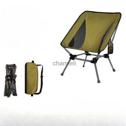 Camp Furniture Outdoor Folding Chair Beach Chair Four Corner Moon Chair Picnic Stool YQ240315