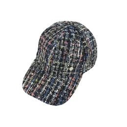 Fashion luxury designer adjustable knitted Woollen casual baseball ball caps for women men travel sun hats2100