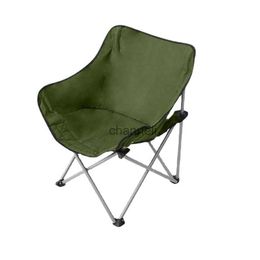 Camp Furniture Outdoor folding chair camping chair folding chair outdoor portable moon chair recliner picnic folding stool fishing chair YQ240315