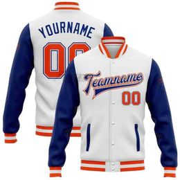 Abbigliamento da uomo Abbigliamento universitario Baseball all'ingrosso Giacca universitaria bianca Giacche invernali in cotone semplice personalizzato Letterman 66 s