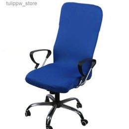 Chair Covers Modern Elastic Seat Cover for Computer Chair Arm Chair Slipcover Office Chair Cover Spandex Stretch Armchair Cover Seat Case L240315