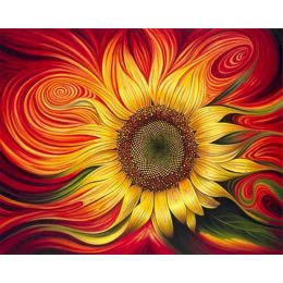 Number RUOPOTY 60x75cm Frame Diy Painting By Numbers Kits Sunflowers Acrylic Paint On Canvas Diy Gift Home Decor Handmade Wall Craft