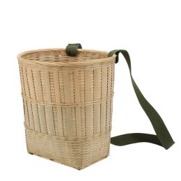 Baskets Handmade Bamboo Woven Back Basket Shopping Tea Picking Pack Basket Photograph Props Household Sundries Storage Basket