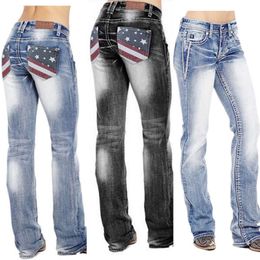 Hot Selling Jeans Slim Fit and Slimming Oversized Denim Womens Pants