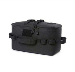 Outdoor Camping Gas Tank Storage Bag Large Capacity Ground Nail Tool Bag Gas Canister Picnic Cookware Utensils Kit Organiser a81