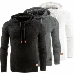 Men's Hoodies Hoody Men Autumn Winter Warm Knitted Casual Hooded Pullover Cotton Sweatercoat Pull Homme