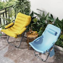 Camp Furniture Recliner Rest Beach Chairs Camping Folding Portable Sun Loungers Ultralight Silla De Playa Outdoor QF50OC