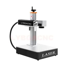 LY Mini Fiber Laser Marking Machine Upgrade Rotation Axis Rolling Roller Axis 50W Metal Engraving Machine 220V 110V