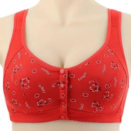Yoga Outfit Full Button Bras Front Closure Vest Brassiere Soft Intimate Women Underwear Female Intimates Breast Support For Strap