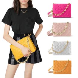 Womens COUSSIN M57790 crossbody Designer bag man Luxury handbag fashion gold chain Clutch Bags Totes embossed leather 7A travel satchel Underarm cool Shoulder Bags