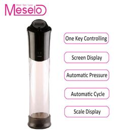 Meselo Electric Penis Enlargement Automatic Vacuum Dick Enlarger Extender Sex Toys For Men Male Enhancement Devicer Y190527034855130