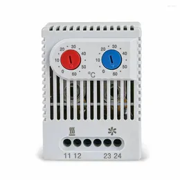 Smart Home Control Switch Thermostat Compact Mechanical Thermostatic Bimetal Light Grey Heat And Cool Combined Thermoregulator Durable